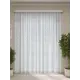 Тюль на шторной ленте для кухни Витраж 300x270 см цвет белый