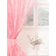 Тюль на шторной ленте Дождик YML2227 500x250 см полоски цвет розовый