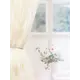 Тюль на шторной ленте Дождик YML2252 500x250 см полоски цвет бежевый