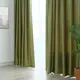 Штора на шторной ленте 1696645 135x250 см цвет зеленый