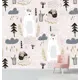 Фотообои флизелиновые Bartonwall 300x270 см Лес Животные
