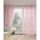 Тюль на шторной ленте Дождик 300x270 цвет пыльная роза