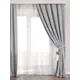 Штора на шторной ленте Асти 150x270 цвет синий