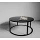 Журнальный столик круглый Metaldesign 80x80 см черный