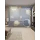 Тюль Joyarty на шторной ленте Планеты солнечной системы 310x265 см цвет желтый