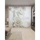 Тюль Joyarty на шторной ленте Цветочное состояние 310x265 см рисунок растительный цвет зеленый