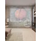 Тюль Joyarty на шторной ленте Мощный бросок 310x265 см цвет оранжевый