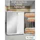 Зеркальный шкаф Runo Афина 75x60 см белый правый
