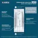 Прямоугольная ванна 1marka PRAGMATIKA 01пр17375кп_nvsb акрил 173x75см