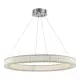 Люстра подвесная светодиодная ST Luce Latozzo Sl6008.123.01 14 м² теплый белый (желтый) свет цвет хром