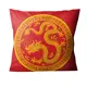 Подушка декоративная Zaberite Золотой дракон 4025Т, 40x40 см