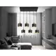 Светильник подвесной AMBRELLA LIGHT TR8126 6 ламп 26 м² цвет черный/латунь