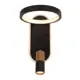 Настенный светильник светодиодный Arte lamp A2613ap-2bk нейтральный белый свет цвет черный