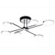 Люстра потолочная светодиодная Ambrella light Fl5155 с пультом управления 32 м² регулируемый белый свет цвет черный