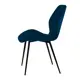 Стул Mebel square Crystal 47x79x44 см велюр цвет синий