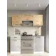 Кухонный гарнитур Дсв мебель Дуся 160x140.8x60 см ЛДСП цвет цемент, дуб бунратти