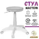 Стул мастера Аленсио на колесиках искусственная кожа цвет серый