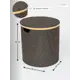 Корзина для белья Ismat decor B-7 цвет черно-золотистый