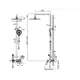 Душевая стойка Arrow Ag3402 AG3402CP 3 режимная цвет хром