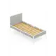 Кровать Solarius kr80loft-plat-white 85 x 90 x 206 см сосна цвет платиновый, белый