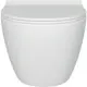 Инсталляция AM.PM I012711.0351 ErgoFit с клавишей слива ErgoFit M пластик гл/хром Alentori FLUIRE унитаз микролифт глянцевый белый