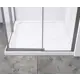 Душевой уголок Vincea Slim-N VSS-4SN8010CLGM прямоугольный 100x80см антрацит профиль эффект стекла прозрачное закаленное стекло