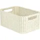 Корзина для хранения в ванной комнате Curver Style 19.40x13x28.50см цвет бежевый