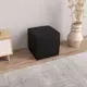 Пуф экокожаSalon Tron Куб puf_cub_40_15, 40x40 см, экокожа черный