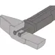 Молоток слесарный Garwin Industrial Monolith 711200-1000 обрезиненная сталь 1000 г