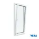 Пластиковое окно ПВХ Veka одностворчатое правое 850x600мм (ВхШ) однокамерный стеклопакет