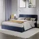Кровать Трия Лора 160x89x34 см ЛДСП цвет синий