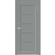 Дверь межкомнатная Velldoris Style 1 остеклённая 60х200см ПВХ цвет серый агат без замка и петель