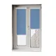 Рулонная штора блэкаут Унистайл Rkrblgol030145, 30x145 см, цвет голубой