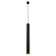 Светильник подвесной светодиодный Crystal Lux CLT 037 CLT 037C600 BL-GO 2 м² нейтральный белый свет цвет черный