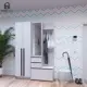 Комплект мебели для прихожей Homegrad Boston 140x210x35.3 см ЛДСП цвет белый