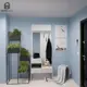 Комплект мебели для прихожей Homegrad Boston Цб-00017965 80x210x35.3 см ЛДСП цвет белый