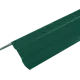 Планка ветровая для металлочерепицы 90x100 мм 2 м 0.4 мм RAL 6005 зелёный