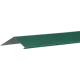 Планка карнизная 100x60 мм 2 м 0.4 мм RAL 6005 зеленый
