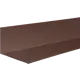 Планка примыкания верхняя 150x150 мм 2 м 0.4мм RAL 8017 Коричневый