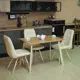 Кухонный стол прямоугольный Frenesie Столслим2дубопкрем 110x110 см лдсп цвет дуб вотан
