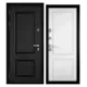 Входная дверь Buldoors Buldoors Termo левый 205x86см цвет букле черный штамп/белый матовый