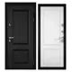 Входная дверь Buldoors Buldoors Termo правый 205x86см цвет букле черный штамп/белый матовый