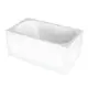 Прямоугольная ванна 1marka CLASSIC 01кл1270Акс1_nvsb акрил 120x70см
