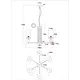 Люстра на штанге Arte Lamp Matar Ar_a4027lm-6pb 6 ламп 4 м² цвет медный