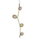 Светильник подвесной Loft It Sakura Lf_10212_4p_gold 4 лампы 3.71 м² цвет золото/янтарный