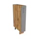 Шкаф 601845546056 Сурская мебель 30x81.6x47.8 см МДФ цвет серый