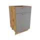 Шкаф 601845546074 Сурская мебель 30x81.6x47.8 см МДФ цвет серый
