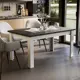 Кухонный стол прямоугольный Трия Тип 1 150-201x75x150 см ЛДСП цвет белый