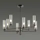 Люстра на штанге Lumion Classi Lmn_5275_8c 8 ламп 16 м² цвет прозрачный