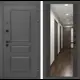 Входная дверь Labirintdoors Орлеан правый 205x88см цвет муар серый 7024 матовый/венге ФЛЗ-1